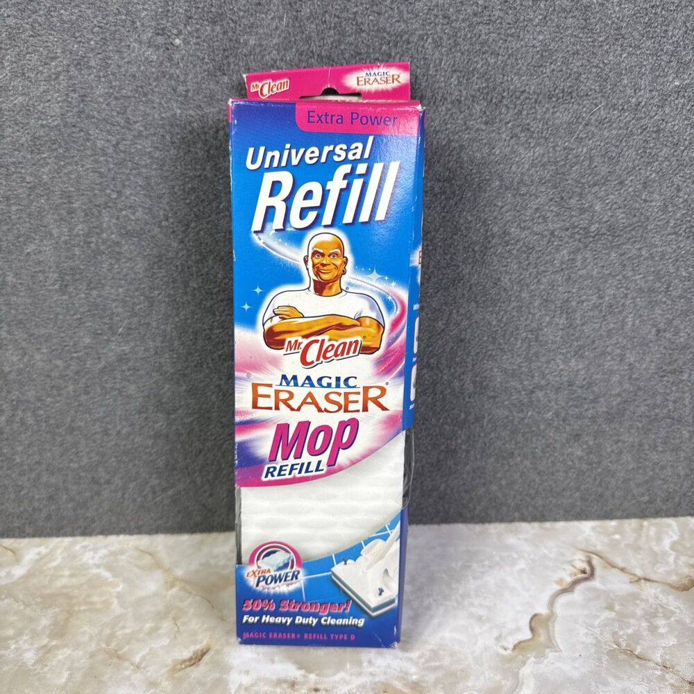 Mr Clean Magic Eraser Universal Mop Refill Extra Power Type D